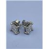 Image 3 : Set of Princess Cut 1.5 carat TW Solitaires Stud Earrings