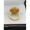 Image 3 : Natural Yellow Sapphire 3.10 Carat .925 Cluster Dress Ring with appraisal $810.00