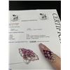 Image 5 : Natural Garnets 5.10 Oval Cut Cluster Ring .925 Silver with appraisal $620.00