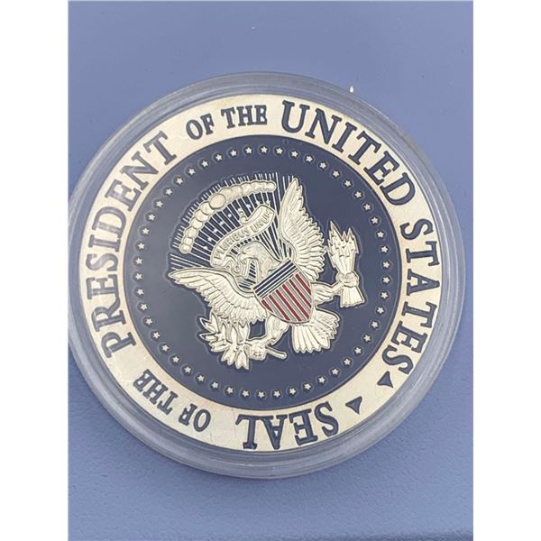 TRUMP 2024 Save America Again Presidential Campaign Medallion NEW in case