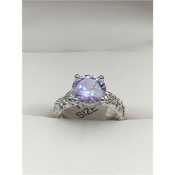 NEW size 7 Ladies 1.1 Carat Brilliant Round Cut Solitaire engagement ring