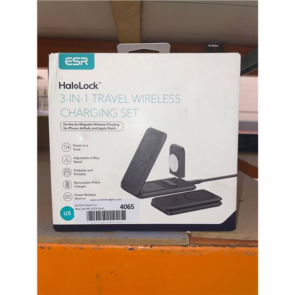 ESR Halo Lock 3 in 1 Travel Wireless Charging Set