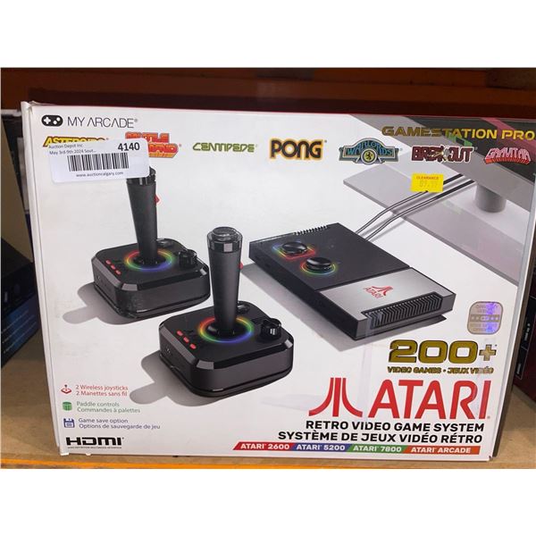 ATARI retro video game system