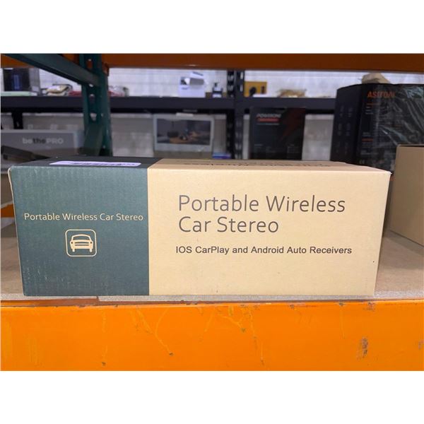 Portable wireless car stereo with ios carplay