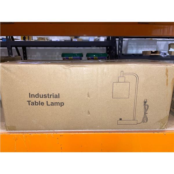 Industrial style table lamp