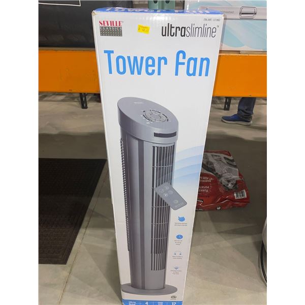 Seville classics ultra slim line tower fan with remote control