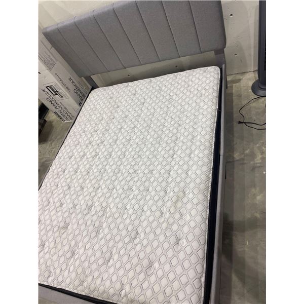 Queen size bed frame and mattress