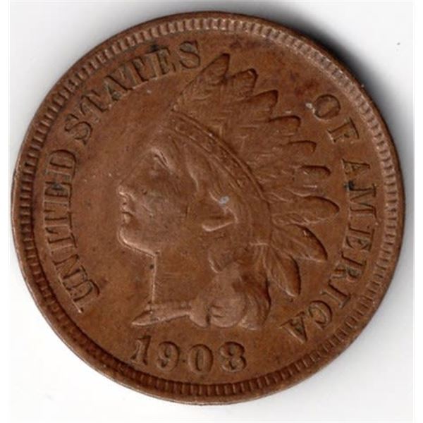 1908 Indian Head Cent
