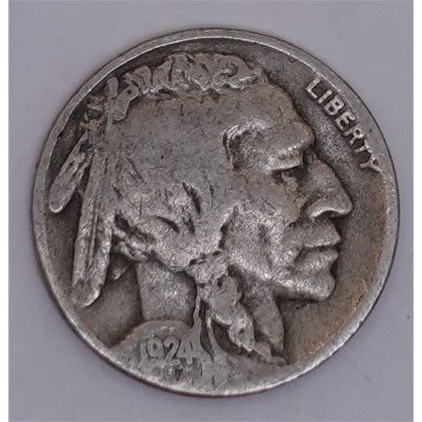 1924-D Buffalo Nickel