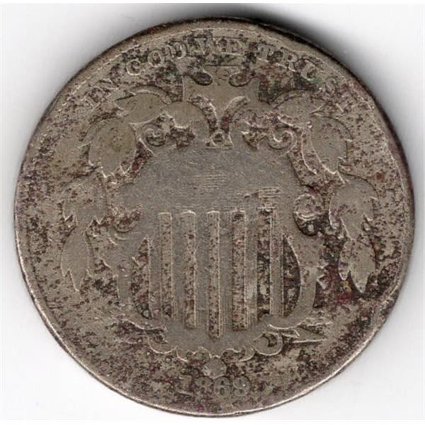 1869 Shield Nickel