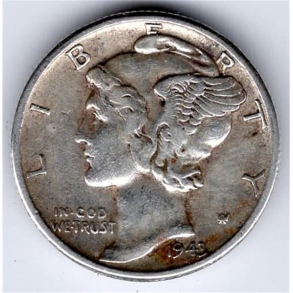 1943 Mercury Dime