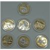 Image 2 : (7) Gold Plated State Quarters