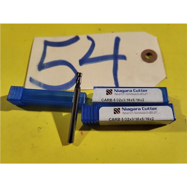 New Niagara Cutter Solid Carbide End Mill 5/32"  4 fl. shank 3/16"