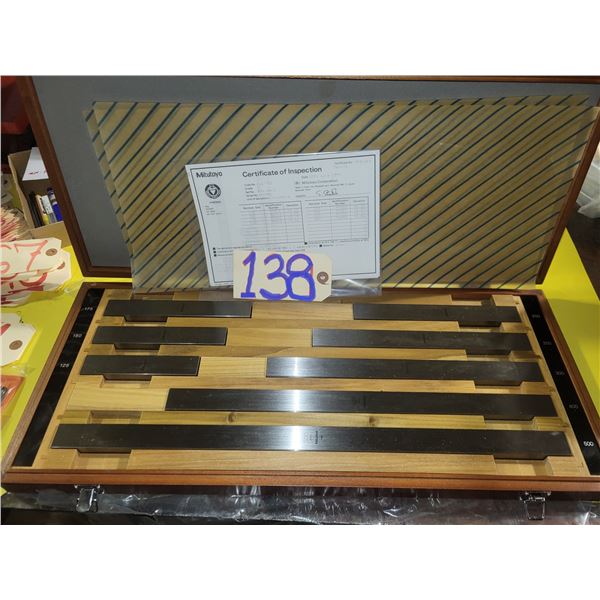 New Mitutoyo 516-752 Gauge Block Set
