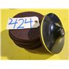 Image 1 : Velcro Pad 6" x 5/8"-11 with Scotch Brite Disc(10)