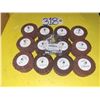 Image 1 : FlapWheel Adapter 1/4" x 1/4"-20 with assorted Threaded Scotch-Brite FlapWheel 3" x 1"1/2