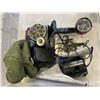 Image 3 : ASSORTED TOOLS, CONES, AND JACK STANDS