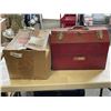 Image 1 : CRAFTSMAN TOOL BOX AND BOX OF AUTOWEEK MAGAZINES
