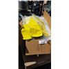 Image 1 : APPROX 200 NEW PAIRS OF SIZE MEDIUM YELLOW RUBBER GLOVES