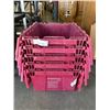 Image 2 : 5 PLASTIC TOTES WITH FLIP TOP LID