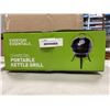 Image 2 : VINTAGE CAST IRON BURNER AND PORTABLE CHARCOAL GRILL