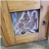 Image 2 : BLUE COOLER AND CUSTOM WOODEN SHELF