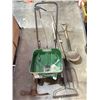 Image 1 : LOT OF GARDEN TOOLS AND SPREADER