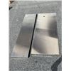 Image 1 : ALUMINUM SHEET AND 72" X 17" STAINLESS STEEL SHELF