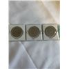 Image 2 : 3 RARE CANADIAN DOLLARS 1971 BC CENTENNIAL, 1912, 1973 PEI CENTENNIAL