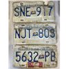 Image 3 : LOT OF 12 VINTAGE LICENSE PLATES