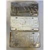 Image 9 : LOT OF 12 VINTAGE LICENSE PLATES