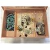 Image 3 : 2 JEWELLERY BOXES W/ CONTENTS