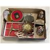 Image 1 : BOX OF COLLECTIBLES - D DAY LIGHTER, COIN BOWL, ETC