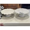 Image 2 : BOWERING DECORATIVE SERVING PIECES AND 2 CAKE TRAYS