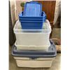 Image 1 : LOT OF TOTES W/ LIDS