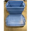 Image 2 : LOT OF TOTES W/ LIDS