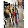 Image 1 : UMBRELLA STAND W/ 8 UMBRELLAS