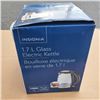 Image 2 : INSIGNIA 1.7L GLASS ELECTRIC KETTLE - TESTED WORKING, RETAIL $49