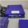 Image 2 : BRIGHT SIGN 4K SOLID STATE DIGITAL SIGN COMPUTER, 3PCS, MODEL 4K1042 WITH POWER ADAPTERS, HDMI AND C