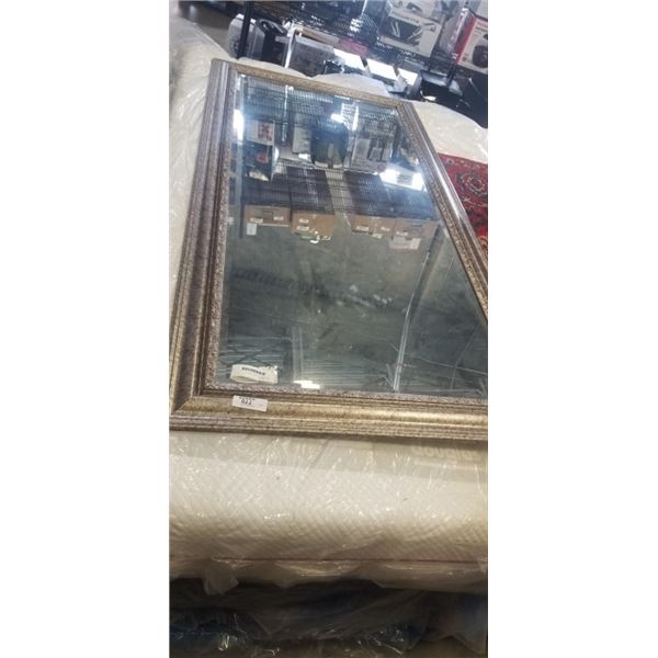 LARGE BEVELLED WALL MIRROR 36  x 71 