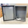 Image 2 : WALL MOUNT GREY METAL CABINET, AS NEW