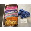 Image 2 : NECK TIES, WAIST TIES AND TRAY OF MATERIAL