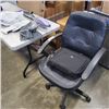 Image 1 : LEATHER OFFICE CHAIR, SHARK STEAMER, AND LAPTOP BAG