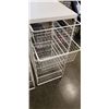 Image 2 : WHITE METAL 5 DRAWER ORGANIZER
