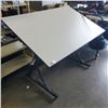 Image 1 : ADJUSTABLE HEIGHT AND ANGLE DRAFTING TABLE