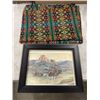 Image 2 : ASSORTED SOMBREROS AND 2 NATIVE PRINTS