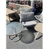 Image 2 : PATIO SET WITH BENCH, TWO CHAIRS AND TABLES