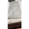 Image 1 : LARGE MARBLE TOP 19.5" x 48.5" - NO CRACKS OR CHIPS