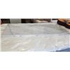 Image 2 : LARGE MARBLE TOP 19.5" x 48.5" - NO CRACKS OR CHIPS