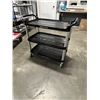 Image 5 : BRAND NEW COMMERCIAL SERVING/ SERVICE CART, 3 SHELF, WITH HEAVY DUTY CASTORS, 400LB CAPACITY, RETAIL